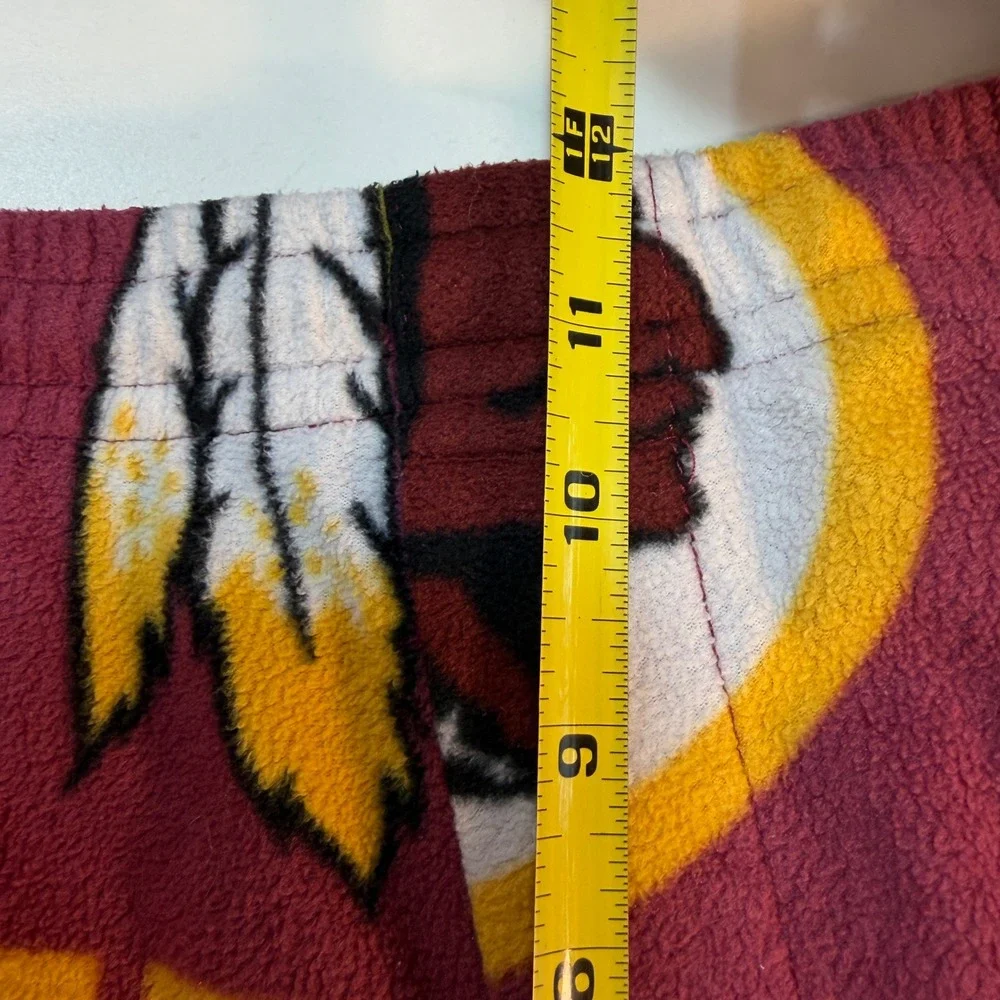 Washington Redskins NFL Pajama Pants Mens Small Burgundy Fleece All Over Print